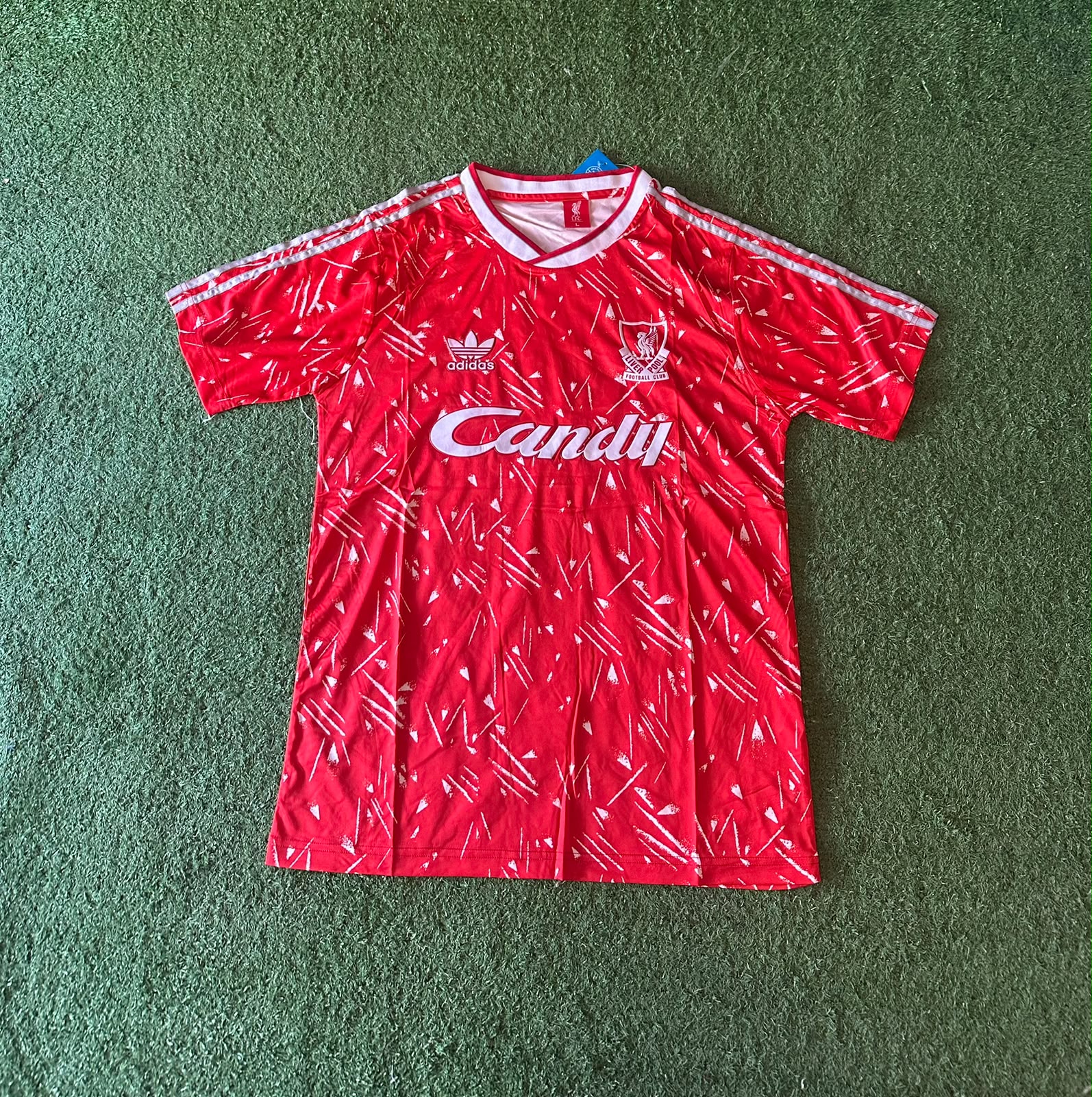 Camiseta retro Liverpool 1989–1991 · titular roja · Candy