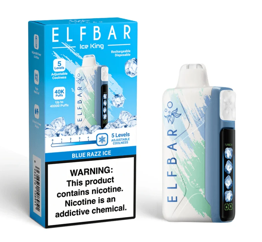 ElfBar Ice King 40000 Puffs Blue Razz Ice