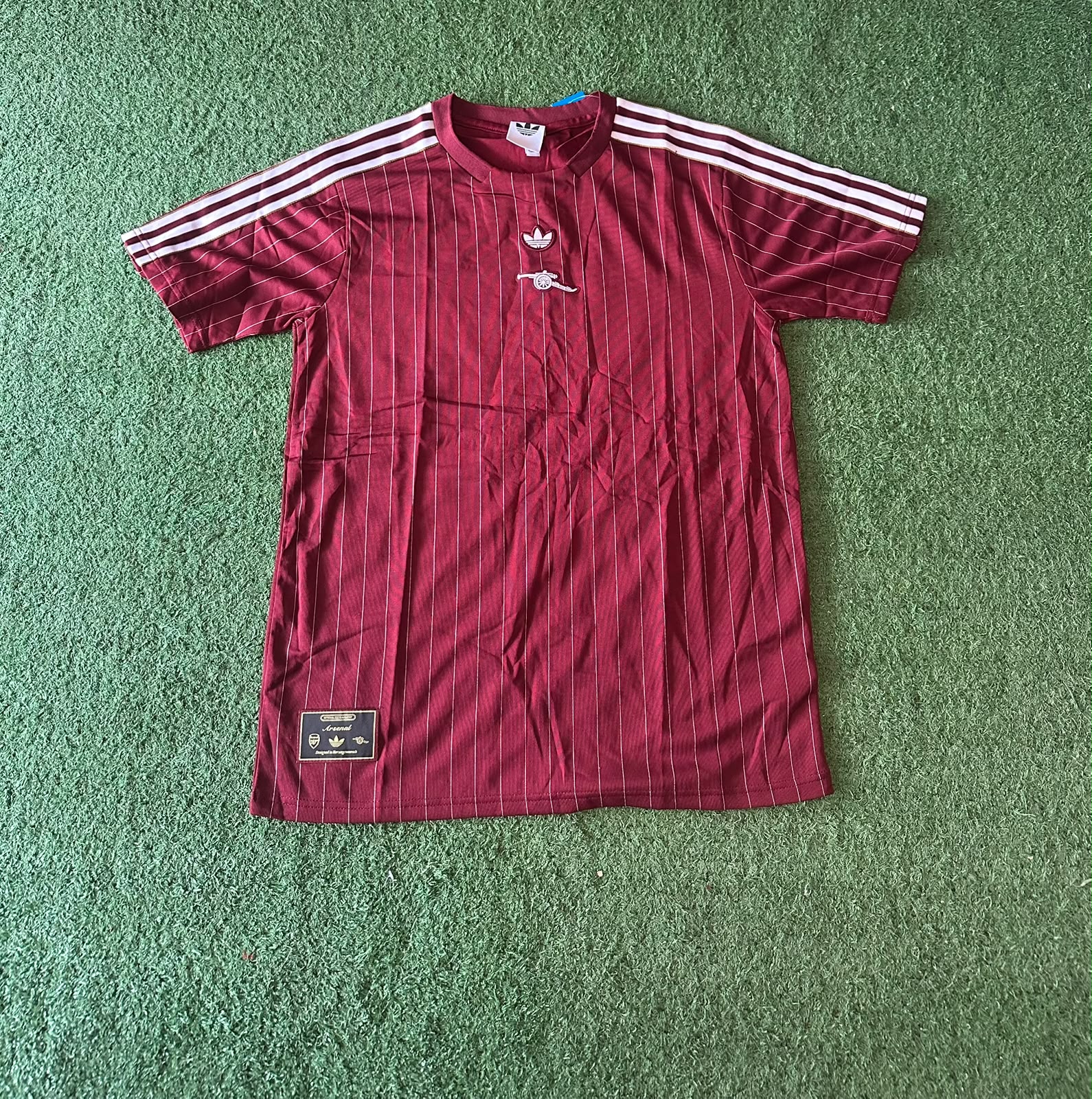 Camiseta Arsenal 2025/26 · Terrace Icons bordó