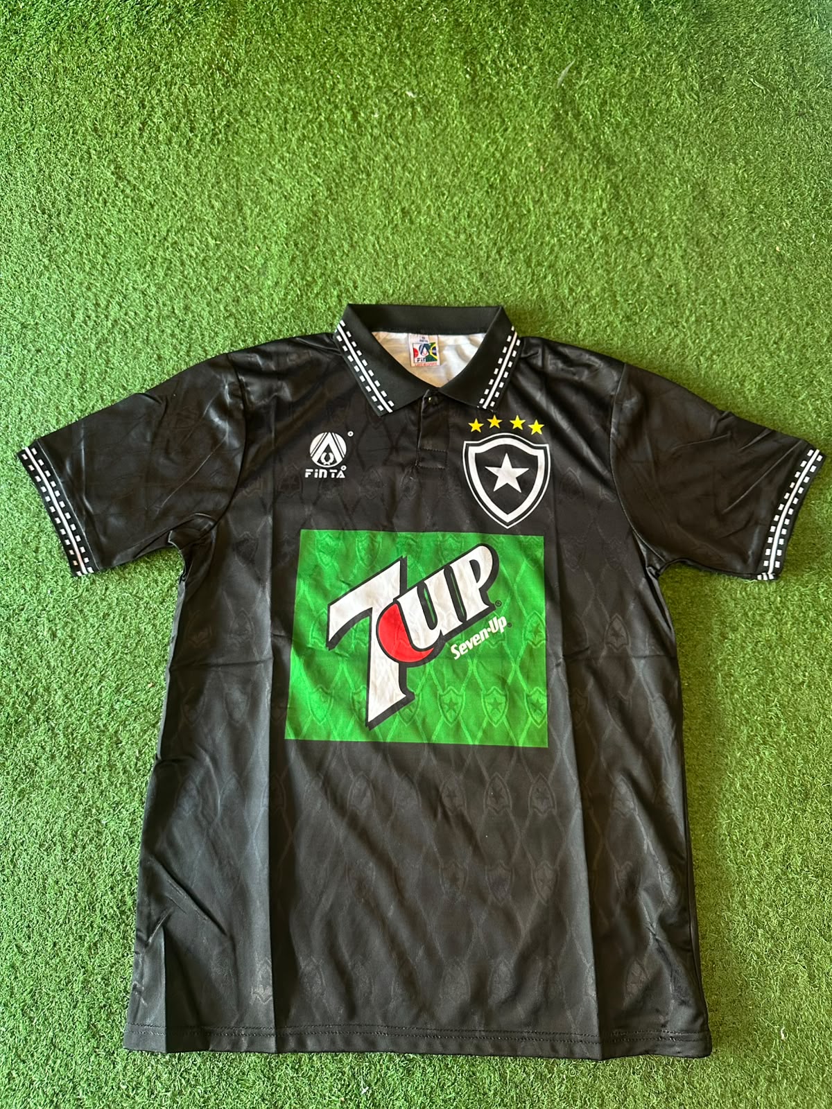 Camiseta retro Botafogo 1995 · negra · 7UP